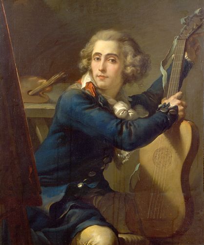 Mauro_Gandolfi Self-portrait, 1785 at Pinacoteca Nazionale di Bologna